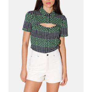 Walter Baker Sarah Short Bright White Genuine Leather Shorts NWT Sz 8